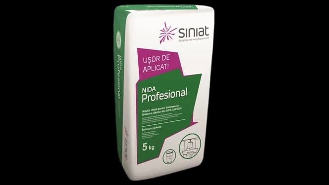 Ipsos de imbinare Siniat Nida Professional, 25 kg