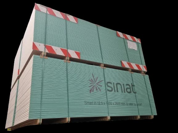 Placa gips carton Siniat, Nida Smart Hidro, 12.5x1200x2600mm
